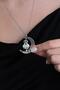 Glow-In-The-Dark Phosphorescent Moon Necklace Bbk26 - 3