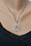 7 Chakra Stone Pendant with Sun Motif 236-C5