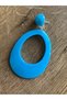 Bohemian Style Acrylic Modern Blue Earrings - 3