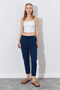 Tasseled Carrot Leg Pants - Navy Blue |   Ek100661337 - 6