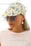 Safari Tie-Up Bandana Visor with Shield - 4