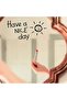 Mirror Decoration Sticker - Have a Nice Day - 20X10 cm - 3