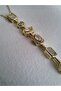 Gold Color White Zircon Stone Y Necklace