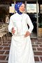 Collared Brode Suit White 3016 - 2