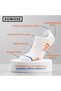 6 Pairs Striped Sneaker White Women's Men's Cotton Sports Socks - 2