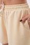 Women's Modal Shorts Elastic Waist Pocket Batter Yellow Shorts Modal-Shorts - 5