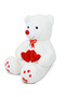 130 Cm Plush Bear Holding a Double Heart (100%) Domestic