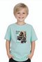 Boys Round Neck Skate Out Printed T-Shirt