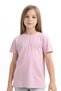 Girl's Round Neck Combed T-Shirt
