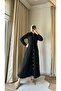8953 - Long, Comfortable and Stylish Women's Dress with Buttons - 2