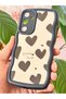 Galaxy A06 Case Mirrored Heart Pattern Soft Edge Camera Protection Silicone Cover - 2