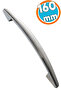 Metal Handle Furniture Kitchen Drawer Cupboard Cabinet Lid Handles Handle Handle 16 cm 160 mm Chrome - 2