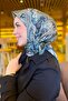 وشاح سلطان قطن ناعم - نمط قديم - SSE0238-02 - أسود، أخضر