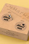 Hand Made - with Love Written Sticker Packaging Shipping Packaging Label - 4X4Cm 70 Pieces Round - 2