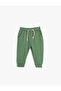 Jogger Sweatpants Tie Waist Pocket Detailed Cotton