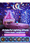 Kids Night Projector Lamp with Music Starry Sky Projection Small Night Light with Bluetooth Audio - 8