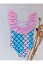 Girl's Swimsuit Digital Printed Sea Pool Swimsuit - 2