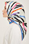 Sura Silk Scarf 9101D (S) 90 X 90 Blue - 32 - 3