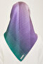 Sura Silk Scarf 9104D (S) 90 X 90 Purple - 83 - 4