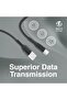 كابل USB إلى USB-C، بطول 2 متر، كابل شحن متين من السيليكون من النوع C مع شحن سريع 2 أمبير - 5