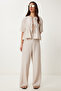 Blouse Trousers Suit with Binding Detail Taş Lrv0099 - 2
