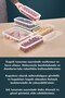 10 Pieces Vacuum Sealed Food Fresh Storage Container Set 1400ml - Transparent - Refrigerator Organizer - 5