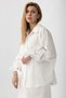 9179 - Loose Tie Sleeve Detailed Women's Shirt Skirt Set