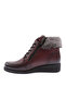 433 Fur-Detail Women's Boots with Rubber Laces and Side Zippers - 3