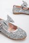 Very Stylish and Very Comfortable Insole Orthopedic Children's Daily Glittery Bow Tie Ballerinas - 5