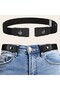 Elastic Hidden Trouser Belt, Jeans Belt, Shorts Belt, Buckle-Free Belt