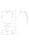Serel Star Covered Toilet Roll Holder 140114008 - 2