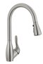Wica Spiral Sink Faucet - Stainless Steel Look Inox 406218020
