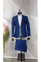 Slim Fit Swallow Collar Bag Pocket Suit