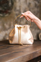 Skin Satin Women's Evening Dress Wedding Bag with Handle and Chain Strap - 6