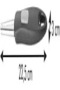 Electronic Lighter Presto, Assorted, 23 x 3 x 3.3 cm - 4