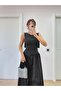 Back Detail Low-Cut Asymmetrical Waist Fitting Bell Skirt Design Pinterest Model Midi Length Elegant Dress - 2