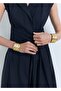 Knot Detailed Midi Dress - 5