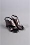 Select 0117 genuine leather heel shoes (8cm) platinum - 2