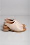 Seç 038 Genuine Leather Women Sandals with Heels Vizon - 2