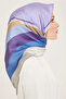 Sura Silk Scarf 91114D (S) 90 X 90 Gray - 34 - 2