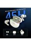 سماعات أذن لاسلكية SHKOD AirLits5 Pro، 4 ميكروفونات ENC، بطارية 45 ساعة، مشغل 13 مم، بلوتوث 5.4، أبيض - 4