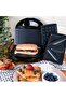 3 in 1 Sandwich, Waffle & Panini Maker – Non-Stick Removable Plates, Compact Breakfast Grill - 4