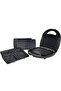 3 in 1 Sandwich, Waffle & Panini Maker – Non-Stick Removable Plates, Compact Breakfast Grill - 2