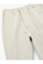 Cotton Lace-Up Waist Pocket Detailed Canvas Chino Pants - 5