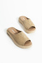 Aya Women's Genuine Leather Suede Cool Elastic Detail Comfort Lightweight Flexible Sole Comfortable Daily Sandals Slippers - 6