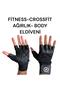 Squat Crossfit Dumbbell Barbell Weight Body Fitness Gloves with Wrist Bandage Sports Gloves Size L - 2