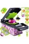 Vegetable Chopper: Multifunctional All-in-One Food Slicer Dicer Cutter with Draining Baske - 2