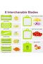 Vegetable Chopper: Multifunctional All-in-One Food Slicer Dicer Cutter with Draining Baske - 4