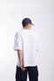 Unisex White Oversize Crew Neck T-Shirt - 6