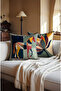 Digital Printed Modern Patterned Throw Pillow Cover. Double Sided Hidden Zipper 2-Piece Throw Pillow Cover - 2